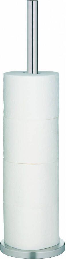 Kela toiletrolhouder Carta 15 x 57 cm RVS zilver