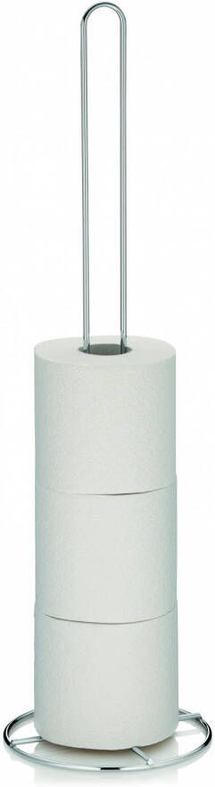 Kela toiletrolhouder Karat 16 x 56 5 cm staal zilver