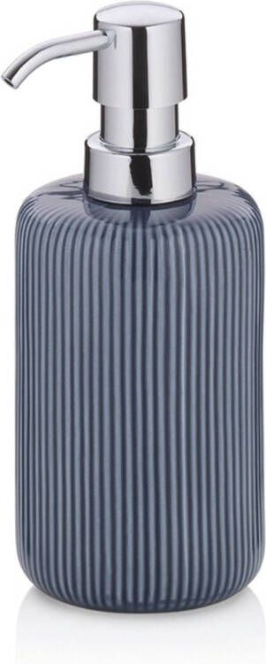 Kela Zeepdispenser 0.35 L Keramiek Rook Blauw | Ava