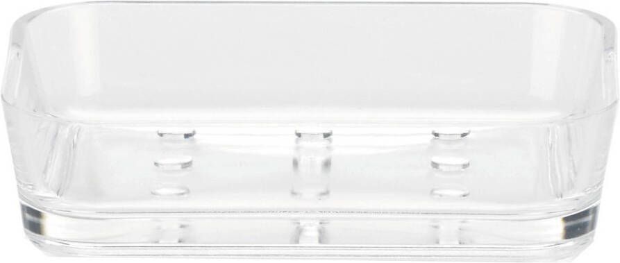 Kela zeephouder Kristall 12 x 9 cm transparant