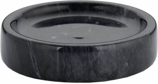 Kela zeephouder Liron 2 5 x 11 cm marmer zwart