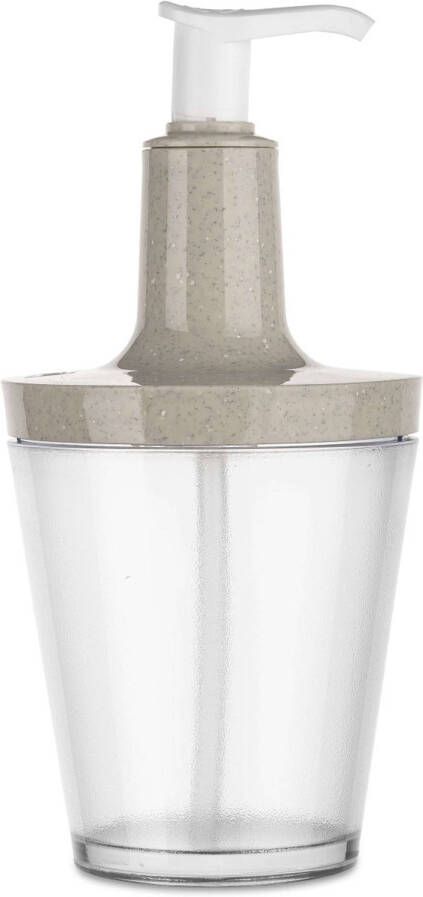 Koziol Recycled Flow Zeepdispenser 250 ml Kunststof Beige