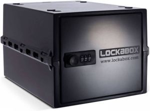 Lockabox One Afsluitbare Medicijnbox Zwart