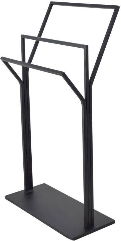 Loft42 Firm Handdoekenrek 3 roedes Zwart Metaal