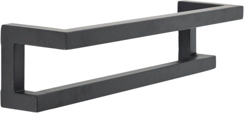 Loft42 Firm Wandhanddoekenrek Zwart Metaal