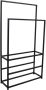 Loft42 Moca Handdoekenrek Dressboy Kledingrek 2 roedes Zwart Metaal - Thumbnail 1