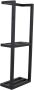Loft42 Pim Wandhanddoekenhouder 2 laags Zwart Metaal - Thumbnail 1
