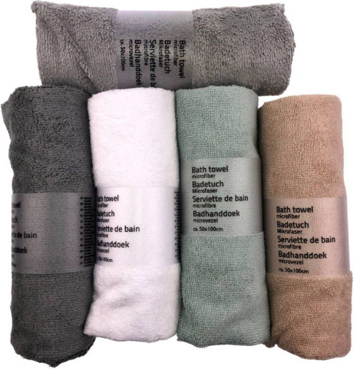 MARBEAUX Handdoeken Microvezel Sporthanddoek 5 stuks Multicolor Polyester