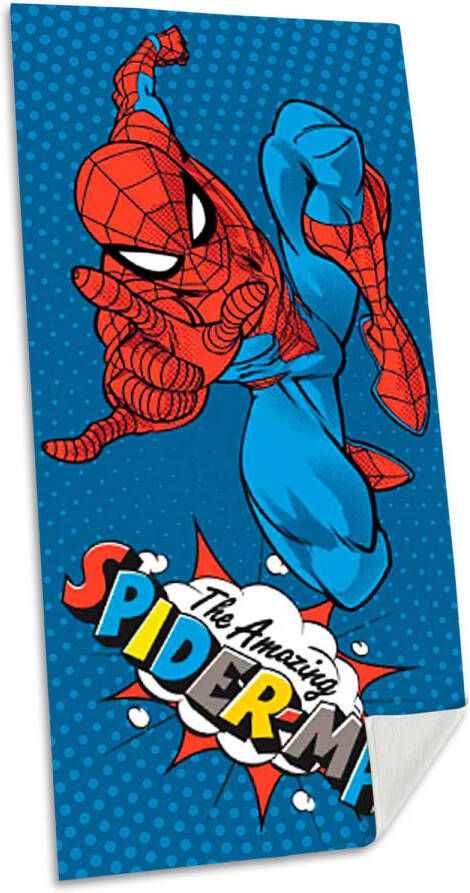 Marvel Spiderman strand badlaken 70 x 140 cm katoen voor kinderen Strandlakens