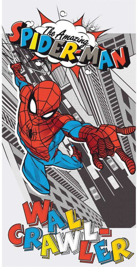 Marvel Spider-Man Strandlaken Wall Crawler 70 x 140 cm Katoen