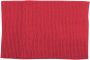 MSV Badkamerkleed badmat voor op de vloer rood 40 x 60 cm Microvezel Badmatjes - Thumbnail 1