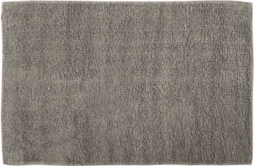 MSV Badkamerkleedje badmat voor op de vloer taupe 45 x 70 cm Badmatjes