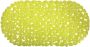MSV Douche bad anti-slip mat badkamer pvc limegroen 39 x 99 cm Badmatjes - Thumbnail 1