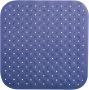 MSV Douche bad anti-slip mat badkamer rubber blauw 54 x 54 cm Badmatjes - Thumbnail 1