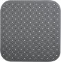 MSV Douche bad anti-slip mat badkamer rubber grijs 54 x 54 cm Badmatjes - Thumbnail 1