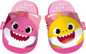 Pinkfong Instappers Baby Shark Junior Polyester Roze Mt 28 29