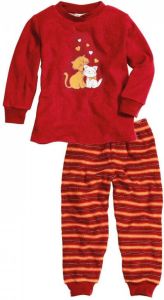 Playshoes Pyjama Katten Rood