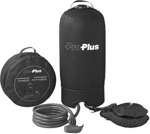 Pro Plus Luxe Mobiele Camping Solar Douche 11 Liter Met Voetpomp Bediening Campingdouches