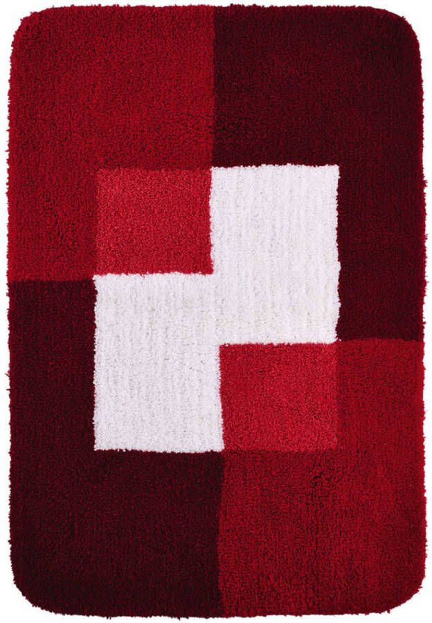 RIDDER Badkamermat Coins 60x90 cm rood 7103306