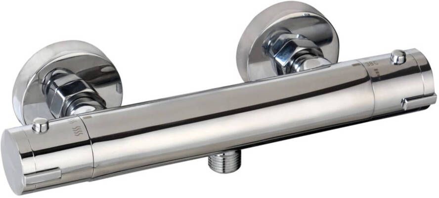 Schütte Thermostatische Douchemengkraan Schutte London Chroom 120 mm HOH-afstand