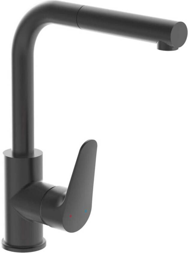 Schütte SCH??TTE Keukenmengkraan met uittrekbare uitloop FLORIDA matgrafiet