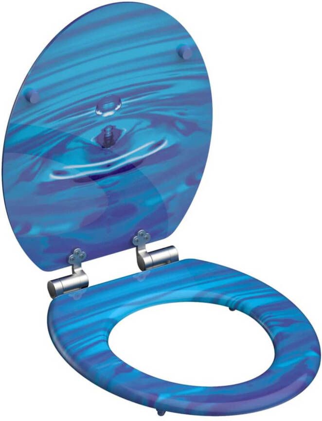 Schütte SCHÜTTE Toiletbril met soft-close BLUE DROP