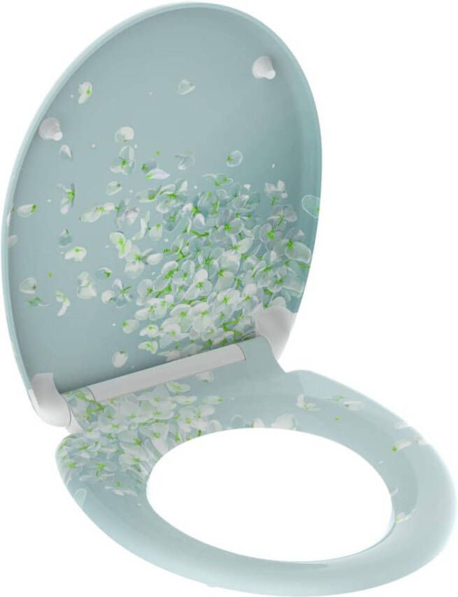 Schütte SCHÜTTE Toiletbril met soft-close quick-release FLOWER IN THE WIND