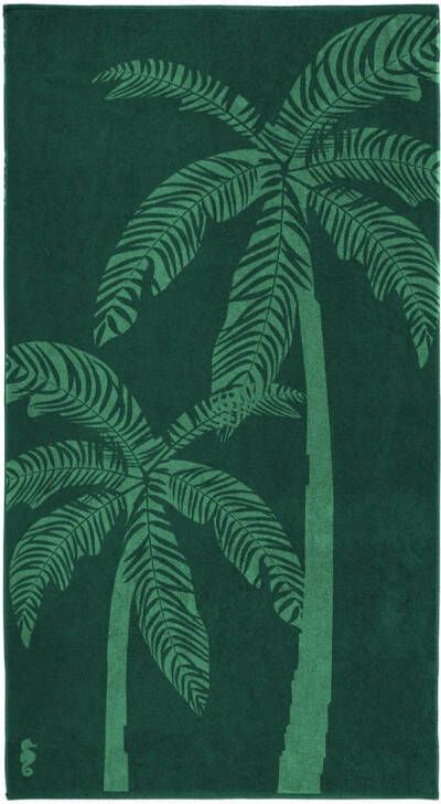 Seahorse Strandlaken Katoen Las Palmas 100x180cm green