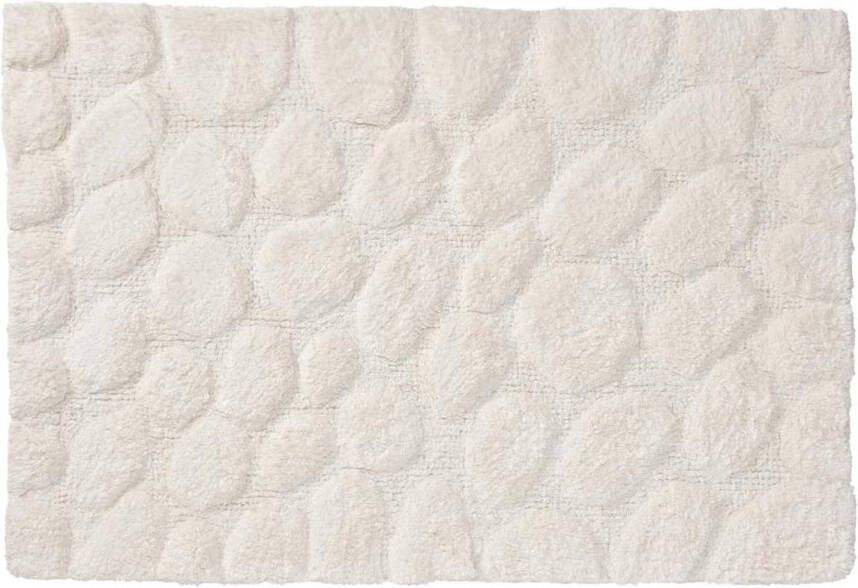 Sealskin Pebbles Badmat Katoen 60x90 cm Ivoor 294413610