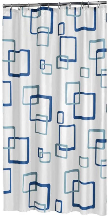 Sealskin Retro Douchegordijn PEVA 180x200 cm Blauw 211521324