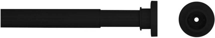 Sealskin Douchegordijnstang telescopisch 80-130 cm zwart
