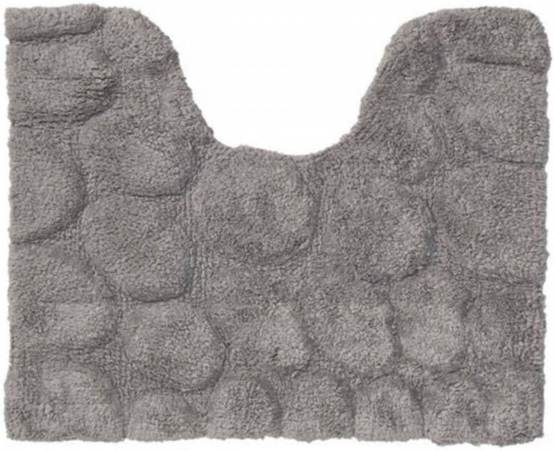 Sealskin Pebbles Toiletmat Katoen 50x60 cm Grijs 294416414