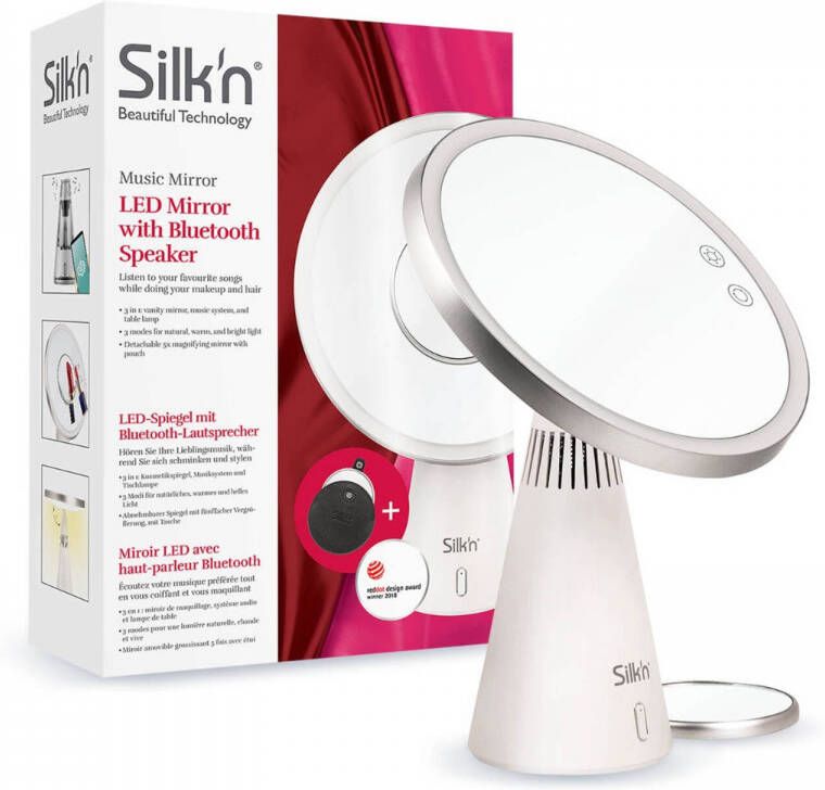 Silk&apos;n Music Mirror 3-in-1 make-up spiegel