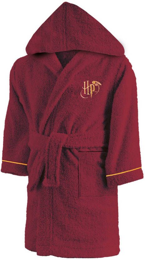 SimbaShop Harry Potter Badjas Red team 6 8 jaar Unisex Katoen