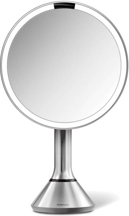 Simplehuman Spiegel met Sensor Rond 5x Vergroting Zilver