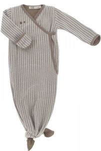 Snoozebaby Pyjama Warm Junior Katoen Bruin Mt 3-6 Maanden