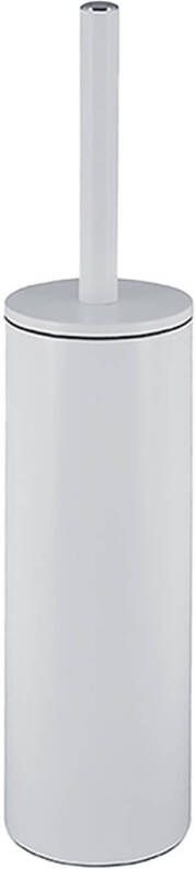 Spirella luxe Toiletborstel in houder Cannes ivoor wit metaal 40 x 9 cm met binnenbak Toiletborstels