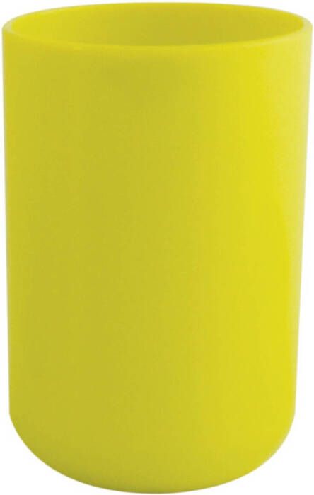 Spirella MSV Badkamer drinkbeker Porto PS kunststof appelgroen 7 x 10 cm Tandenborstelhouders