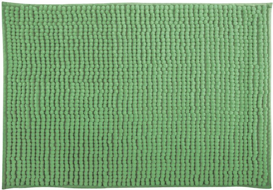 MSV Badkamerkleed badmat kleedje voor op de vloer groen 60 x 90 cm Microvezel Badmatjes