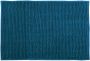 MSV Badkamerkleed badmat tapijtje voor op de vloer petrol blauw 50 x 80 cm Microvezel Badmatjes - Thumbnail 1
