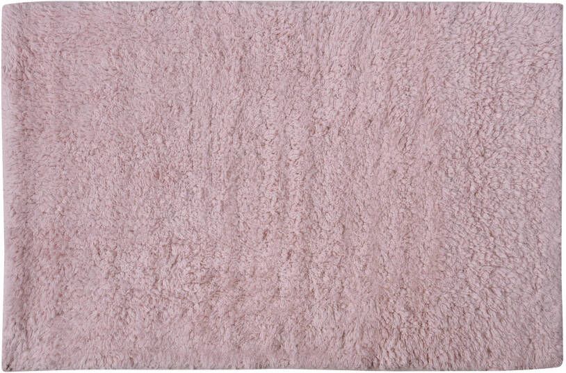 MSV Badkamerkleedje badmat tapijt voor de vloer lichtroze 40 x 60 cm Badmatjes