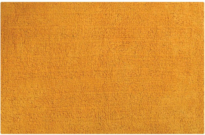 MSV Badkamerkleedje badmat tapijt voor de vloer saffraan geel 40 x 60 cm Badmatjes