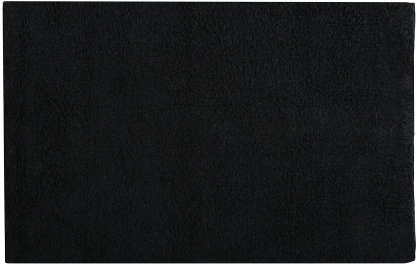 MSV Badkamerkleedje badmat tapijt voor de vloer zwart 40 x 60 cm Badmatjes