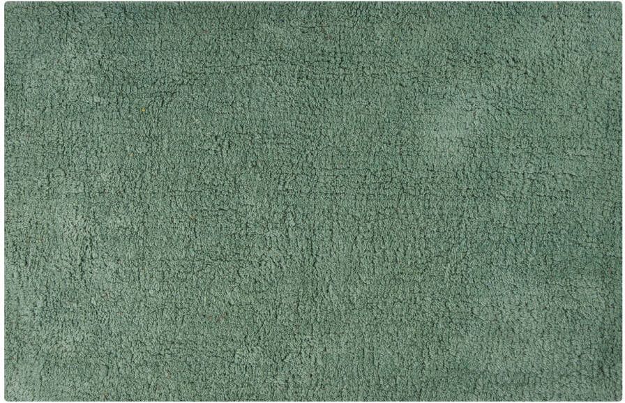 MSV Badkamerkleedje badmat voor de vloer groen 45 x 70 cm Badmatjes