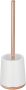 Spirella MSV Coruna Toilet wc-borstel houder kunststof wit koper 38 cm Toiletborstels - Thumbnail 1