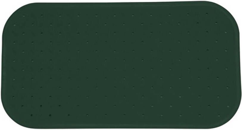 MSV Douche bad anti-slip mat badkamer rubber groen 36 x 76 cm Badmatjes