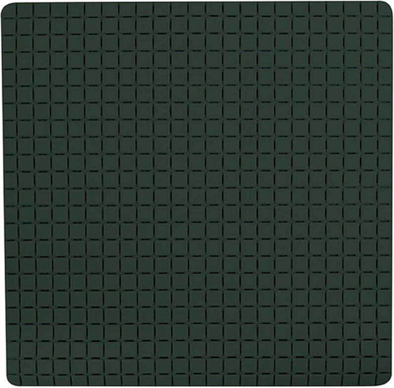 MSV Douche bad anti-slip mat badkamer rubber groen 54 x 54 cm Badmatjes