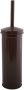 Spirella MSV Industrial Toilet wc-borstel houder metaal donkerbruin 38 cm Toiletborstels - Thumbnail 1