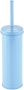 Spirella MSV Industrial Toilet wc-borstel houder metaal pastel blauw 38 cm Toiletborstels - Thumbnail 1