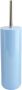 Spirella MSV Porto Toilet wc-borstel in houder kunststof pastel blauw 38 cm Toiletborstels - Thumbnail 1